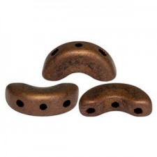 Les perles par Puca® Arcos beads Dark bronze mat 23980/84415